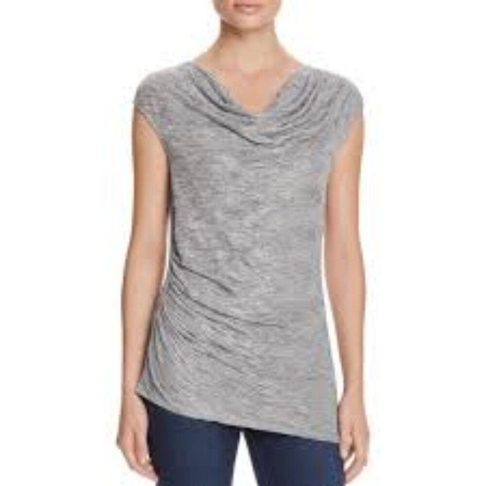 Metallic Silver Calvin Klein Sleeveless Top Sz M